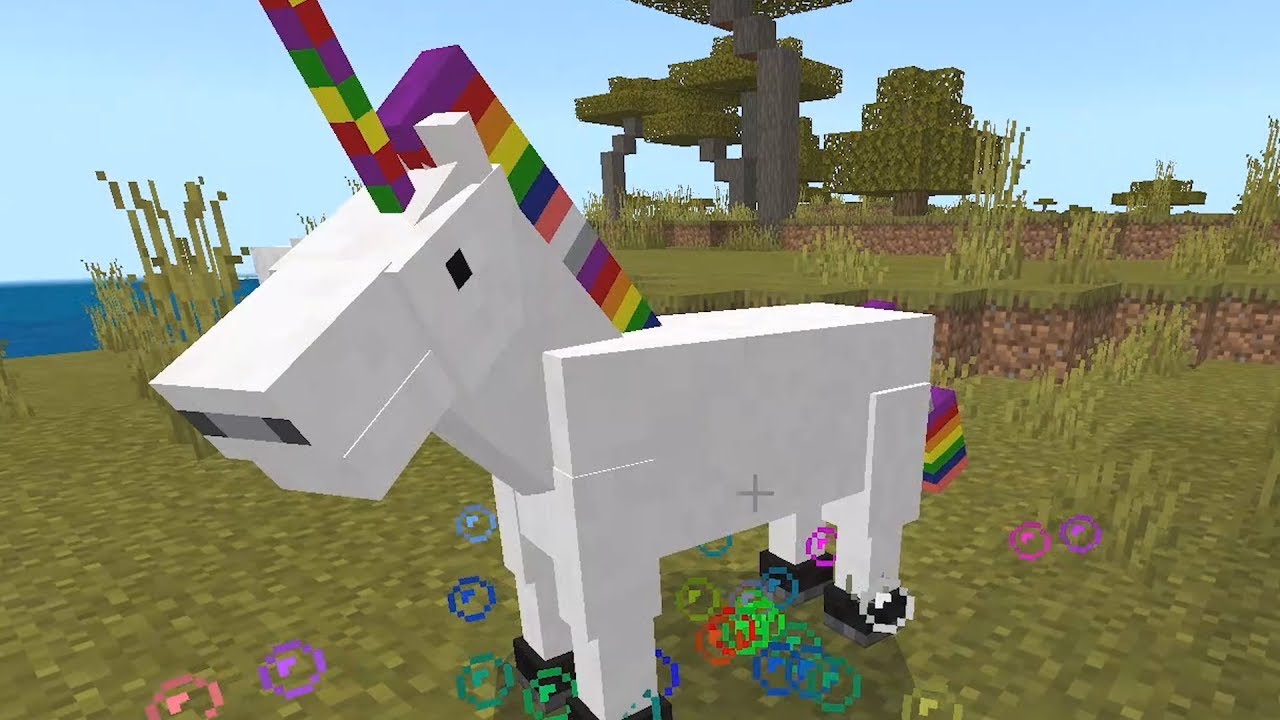 Yes... This Addon Adds UNICORNS to Minecraft! - YouTube