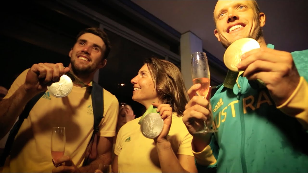 Medal Celebrations - Burton, Waterhouse & Darmanin