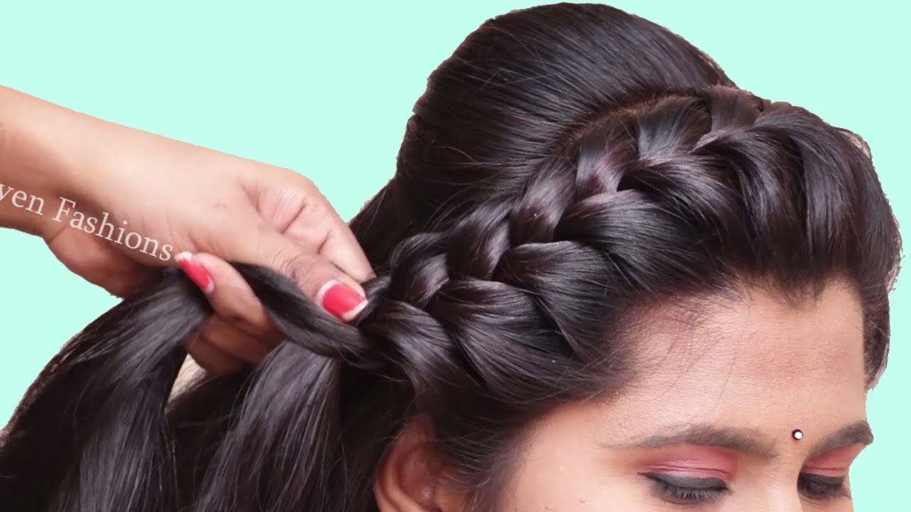 Easy Hairstyle For Medium Long Hair 2019 New Hairstyle For Girls Latest Party Hairstyles