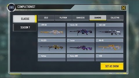 All Completionist Camo in cod mobile