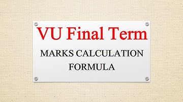 VU CGPA Calculator Final Relative Grading Calculation