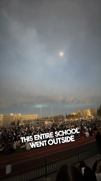 This solar eclipse video is unreal 😱