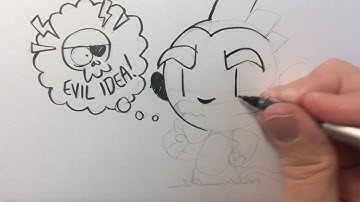 How to draw Monkey from Bunny vs Monkey, with Jamie Smart