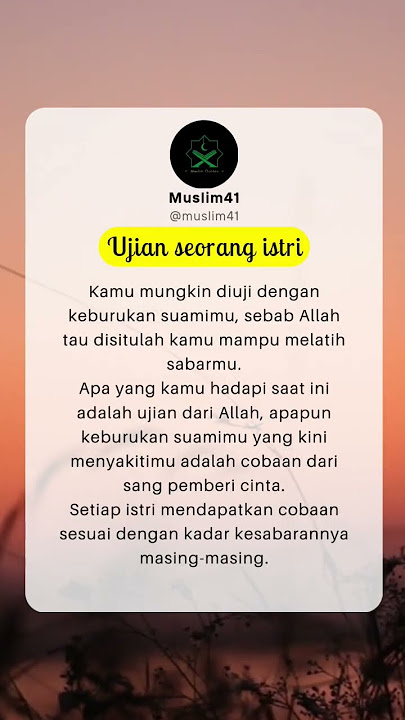 ujian seorang istri #storywa #pernikahan #storyislami #rumahtangga #istri