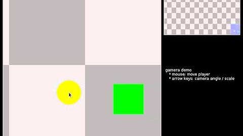 gamera love2d camera/minimap system