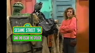 Sesame Street &#39;93: Gina and Oscar The Grouch