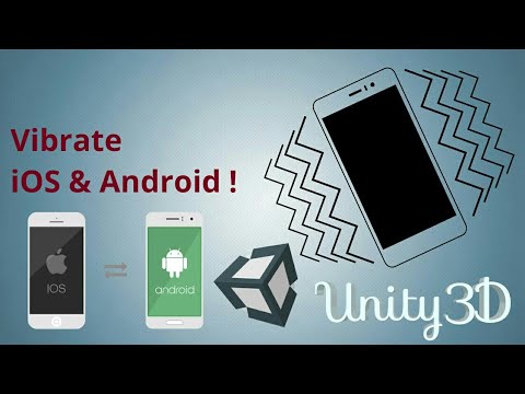 How to vibrate the ios and android device from unity C# code?