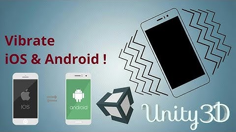 How to vibrate the ios and android device from unity C# code?