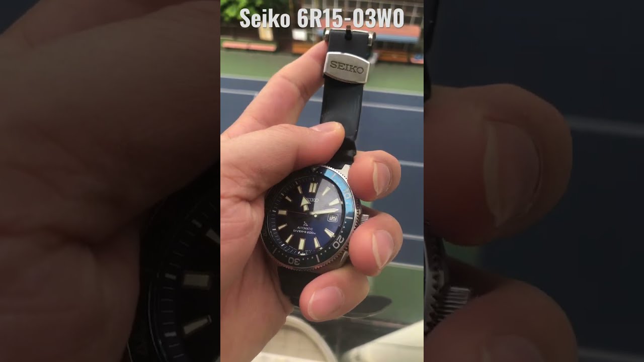 Seiko Prospex Automatic Diver 6R15-03W0 - YouTube