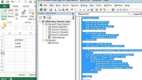How to Copy Value of Same cell From Multiple Worksheets in Excel