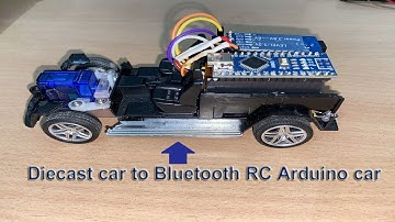 Diecast car to Bluetooth RC Arduino car. part-3 (final video) Mercedes G wagon.