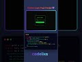 Create a Hacker Style Login Page with JavaScript Matrix Effect #html #shorts  #css