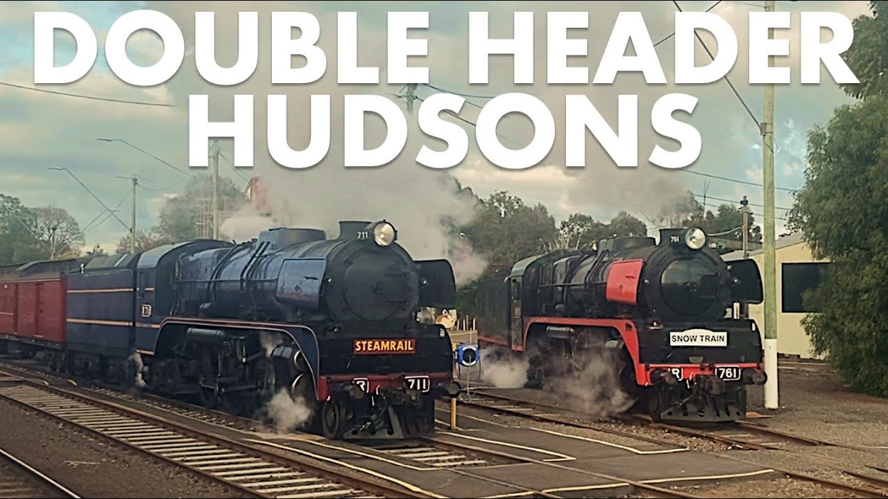 Double Header Hudsons to Traralgon The Snow Train YouTube