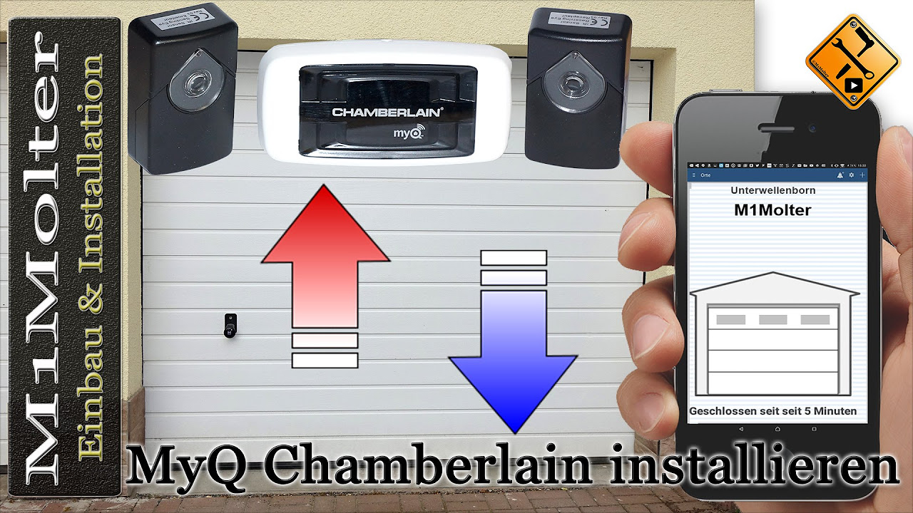 Garagentorantrieb Chamberlain Premium ML 1000EV Montage, Einbau,  Einrichten von M1Molter