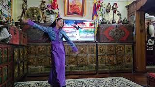 Tibetan new gorshey song(Jampa choesang la) by TENZIN WOEZEY 🤩🥰