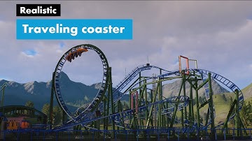 Planet Coaster 2 | Building a Travelingcoaster – Timelapse (POV & Blueprint)