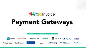 How to set up payment gateways in Zoho Invoice