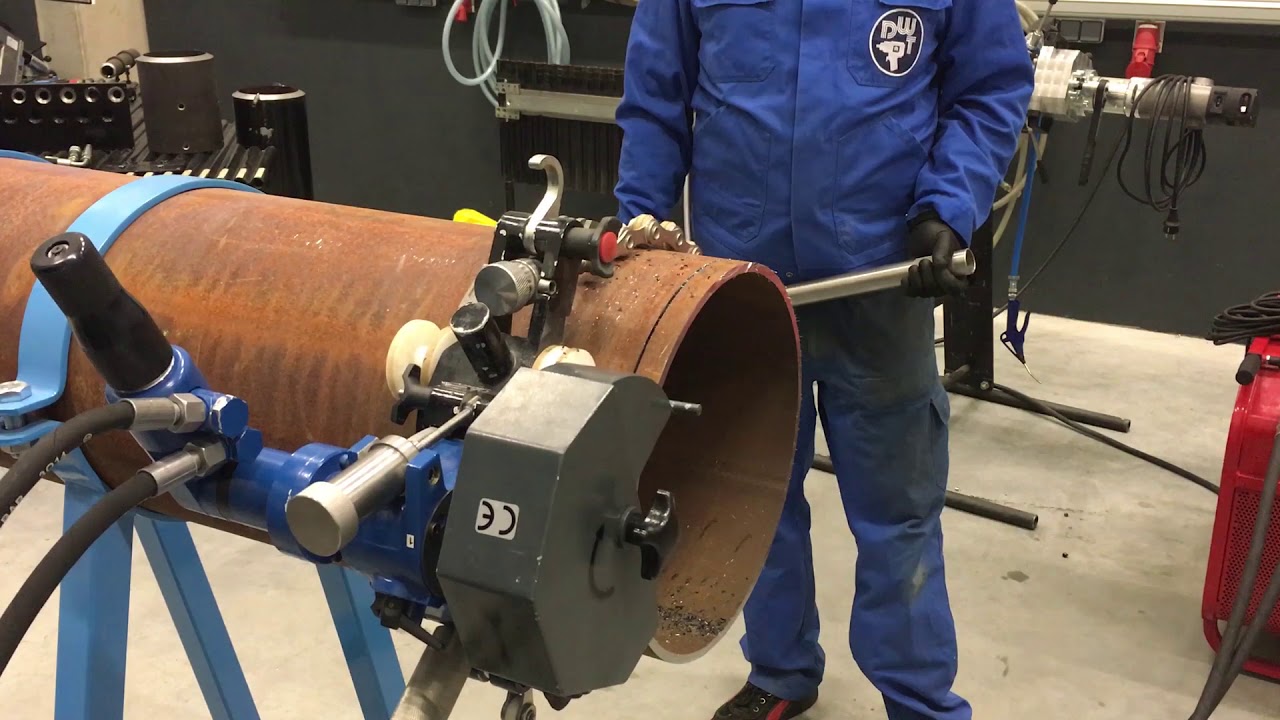 chain type pipe cutting machine YouTube