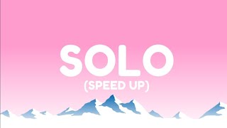 SOLO (SPEED UP) lyrics video