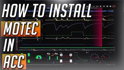 How to intstall Motec for data and telemetry in ACC in 5 minutes