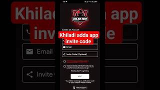 Khiladi adda refferal code | khiladi adda app referral code | khiladi adda invite code screenshot 4