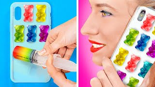 CUTE EPOXY RESIN AND 3D PEN JEWELRY || Funny Phone Hacks By 123GO!GOLD