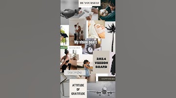 Creating a 2024 digital vision board using Canva. 🫶🏼 #happynewyear #canva #visionboard #inspo