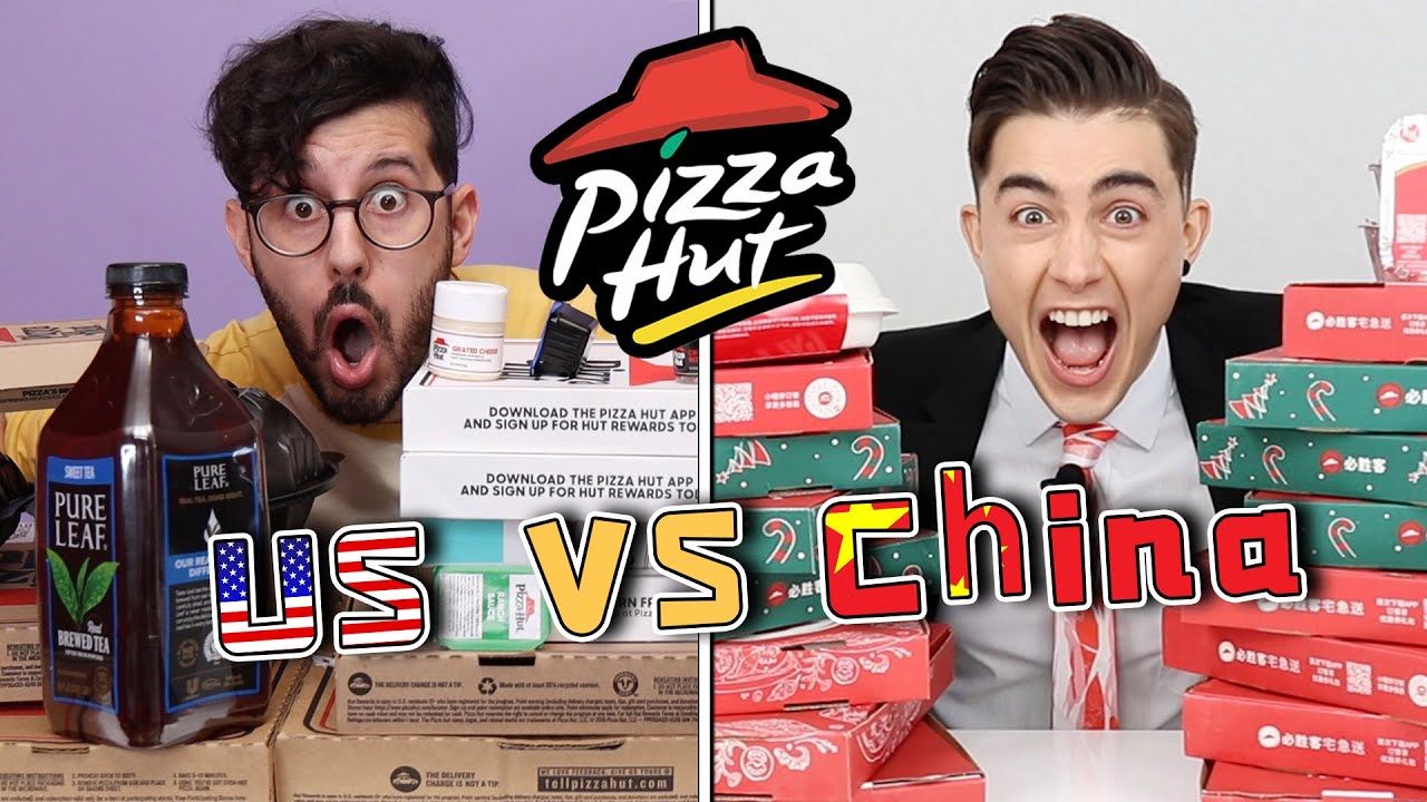 USA vs China Pizza Hut | Why is China So Fancy? | 夏波波Brian