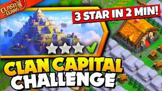 Easily 3 Star the Clan Capital Challenge in Clash of Clan | New Event Attack