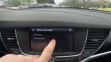 How to Check Software Version in Opel Astra K ( 2015 – 2022 ) | Manage System