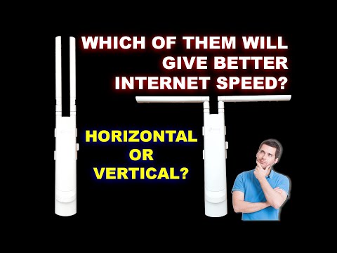 TPLINK EAP 110 ANTENNA SETUP: VERTICAL? OR HORIZONTAL?