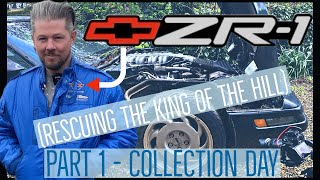 INTRODUCING OUR BARN FIND AMERICAN SUPERCAR PROJECT  RARE CORVETTE C4 ZR1 PART 1  COLLECTION DAY