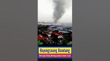 Puting Beliung Menerjang Bandung. #videoshortsviral