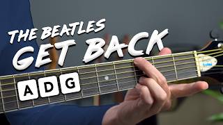 Learn 'Get Back' by The Beatles in 10 MINUTES w/ 3 EASY chords!