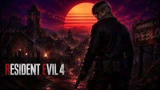 Resident Evil 4 – Leon S. Kennedy – 4K Living Wallpaper – Synthwave Edition – Cinematic Mood