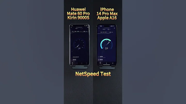 Huawei Mate 60 Pro xs iPhone 14 Pro Max Network Speed Comparison#mate60pro - 天天要闻