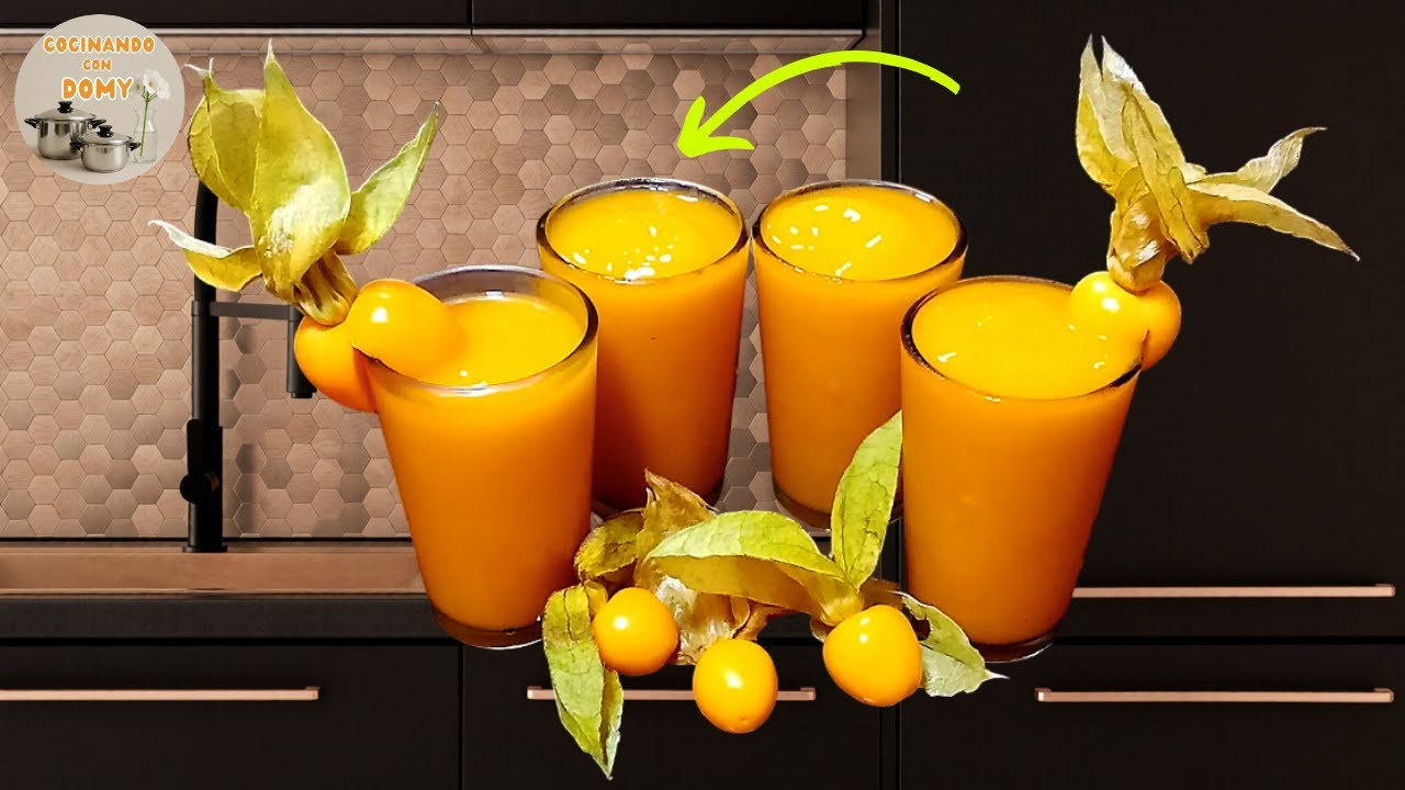 🍊🥭¡CREMOLADA de fruta! Energizante natural | COCINANDO CON DOMY