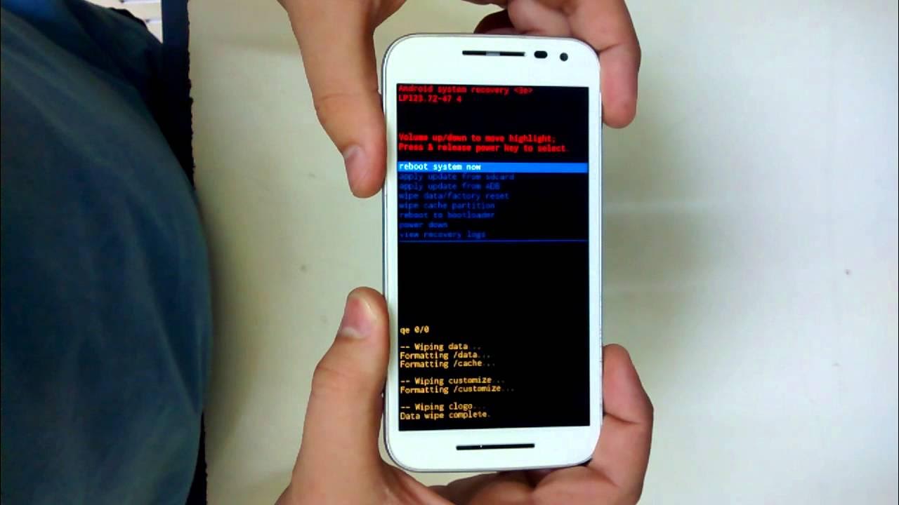 Dr.Celular Moto G3 Hard Reset Desbloquear Resetar Formatar