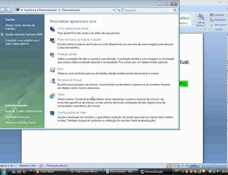 Como Mudar O Papel De Parede No Windows Vista Youtube