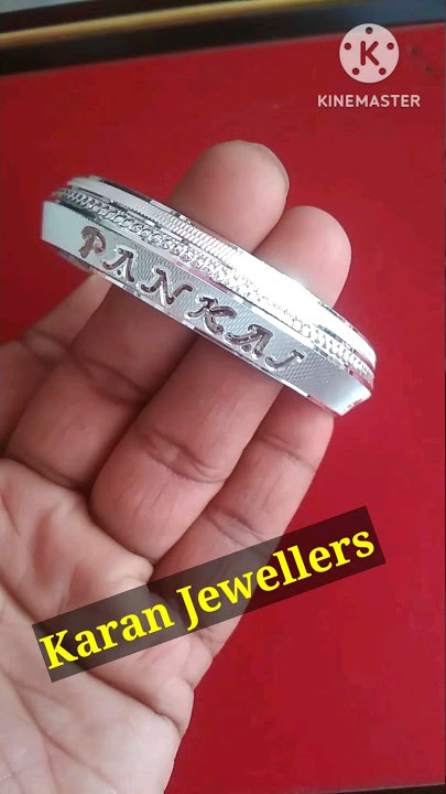 Silver kada for men | chandi da kada | kada design in silver | genta kada design