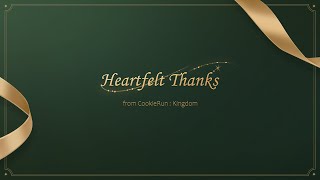 Cookierun Kingdom Years End Greetings