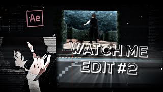 watch me edit #2 - dazai osamu (after effects)
