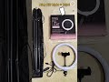 Ring fill light LED 10" HX-260 + Tripé (0,65 cm à 2,10 m) | #Shorts