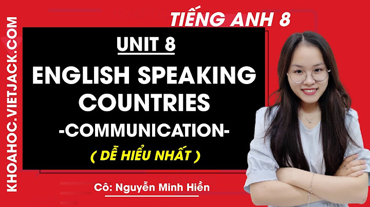 Anh văn 8 unit 8 english speaking countries trang 17 năm 2024