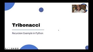 Tribonacci using Recursion (in Python)