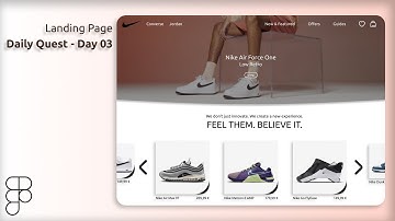Landing Page | UI / UX Quest | #03