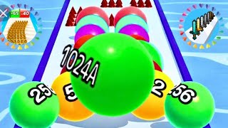 Ball Run 🏐 2048 game play no 131।।Infinity Run game।।gaming video।। #ballrun2048 #ballrun #gaming