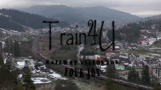 🚆Скрещение грузовых поездов высоко в горах  | Meeting of two long freight trains in the mountains