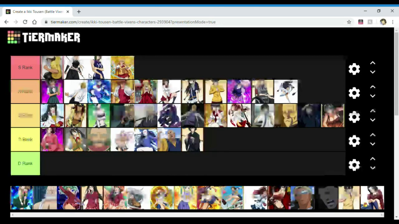 Ikki Tousen Tier List of Strongest to Weakest Character 