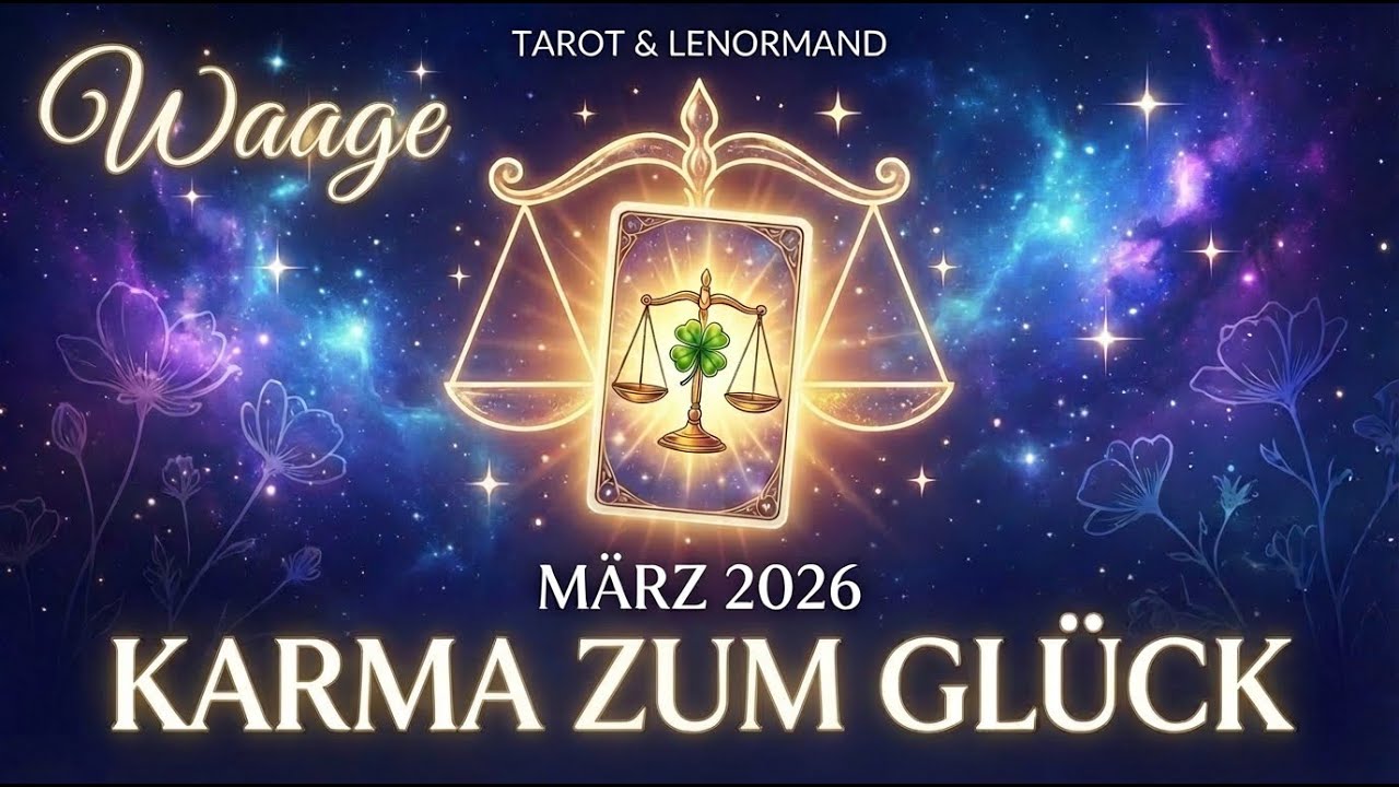 #Waage ♎️ März 2026 | Die Vergangenheit stellt dich auf die Karmaprobe, doch das Jetzt bringt Glück